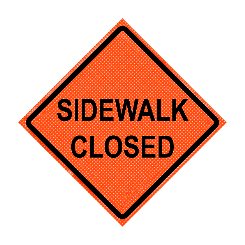 USAストリート看板 SIDEWALK CLOSED